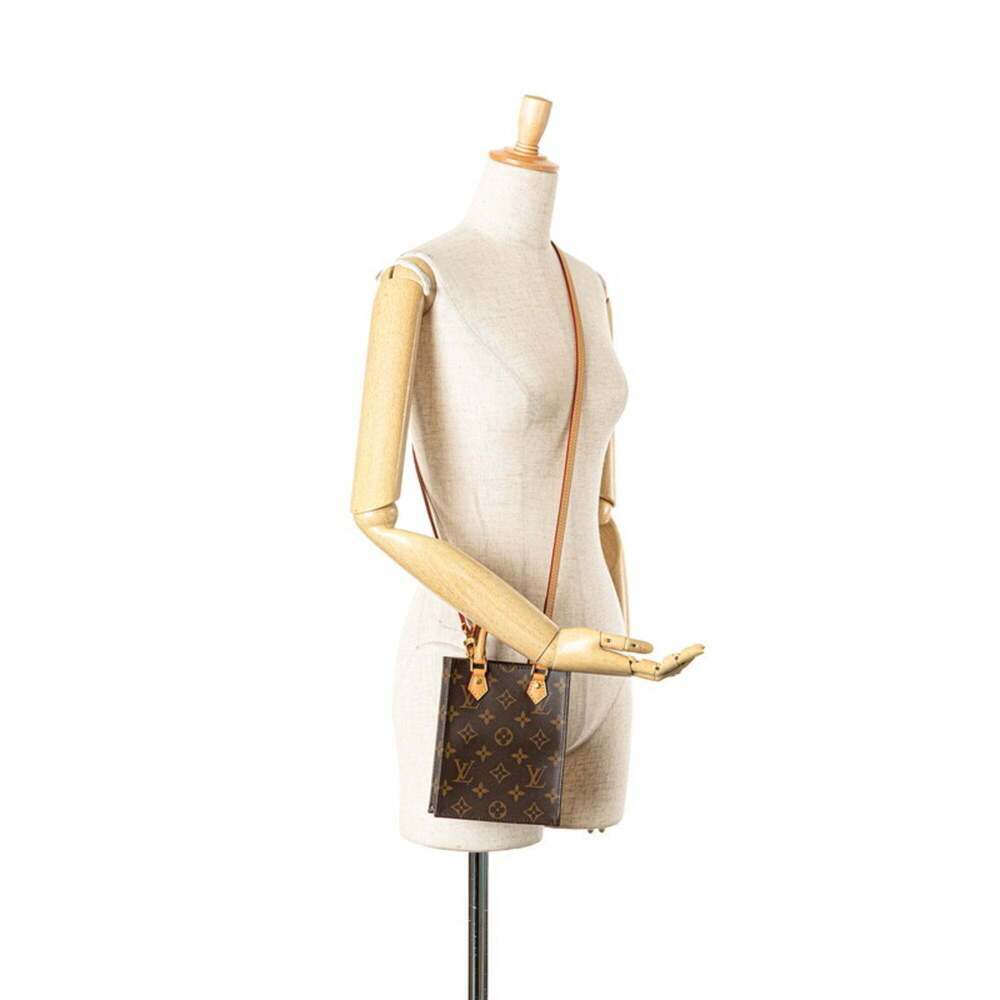 LOUIS VUITTON Brown Monogram Leather Shoulder Bag - Picture 10 of 10